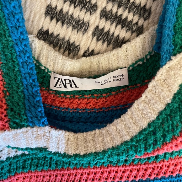 Zara striped knit dress size XS. Perfect condition worn once. - Picture 5 of 7